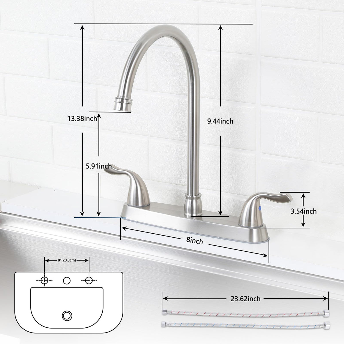 HOTIS HOME ceramic disc valve close-up, smooth drip-free operation