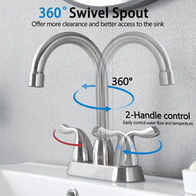 HOTIS HOME 4-inch centerset installation guide for easy mounting