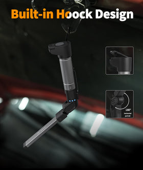 HOTLIGH 180-degree rotation for complete illumination without repositioning