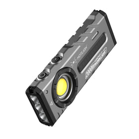 HOTLIGH ZF8313 rechargeable flashlight with high brightness for outdoor activities.