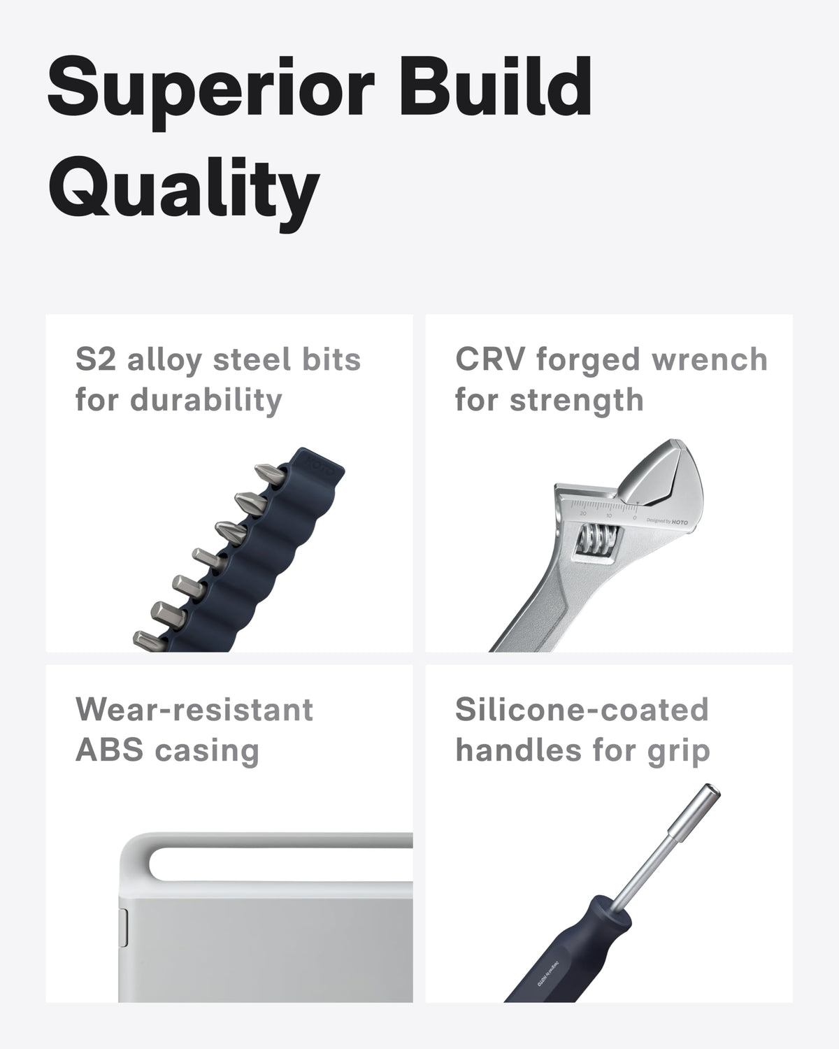 HOTO magnetic nail starter supports one-handed nail placement.