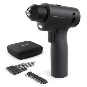 HOTO 16V brushless drill with smart display for precise torque adjustments and settings.