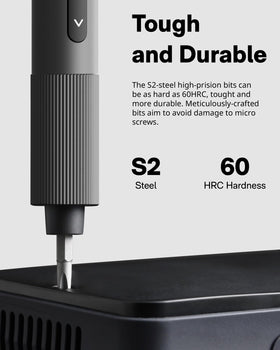 HOTO 25-bit precision bit set for electronics repair tasks.