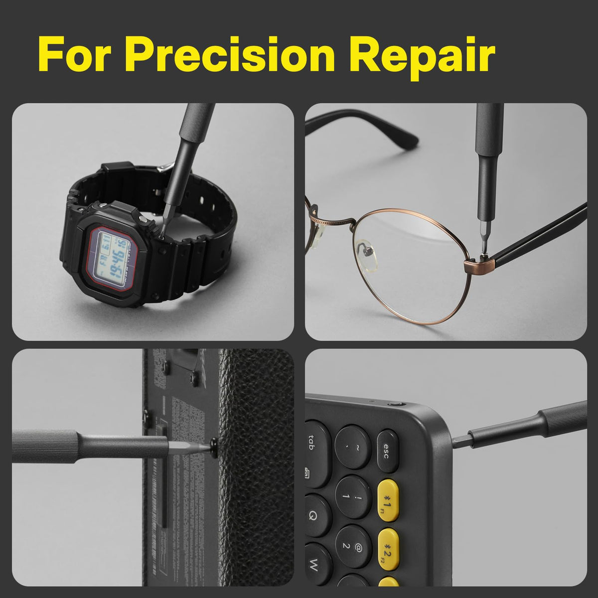 HOTO 360 degree rotating cap enables one handed precision control during repairs