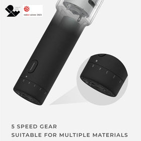 HOTO 4V dust shield protects hands and surfaces during sanding