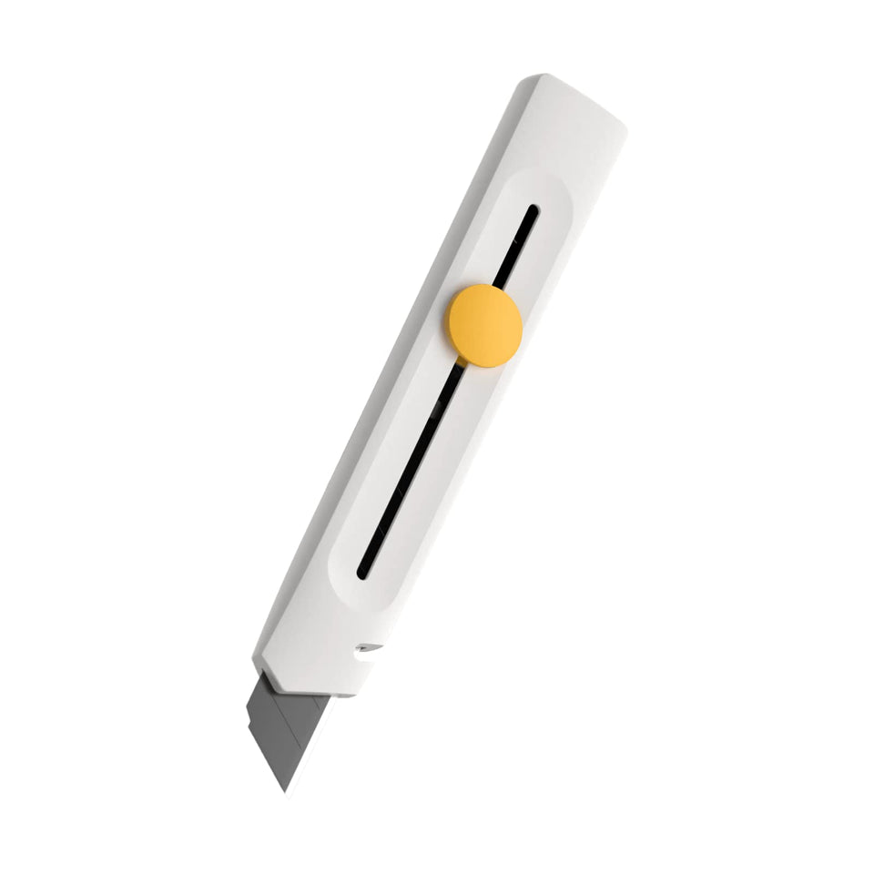 HOTO box cutter with metal guide rails for smooth, stable cutting.