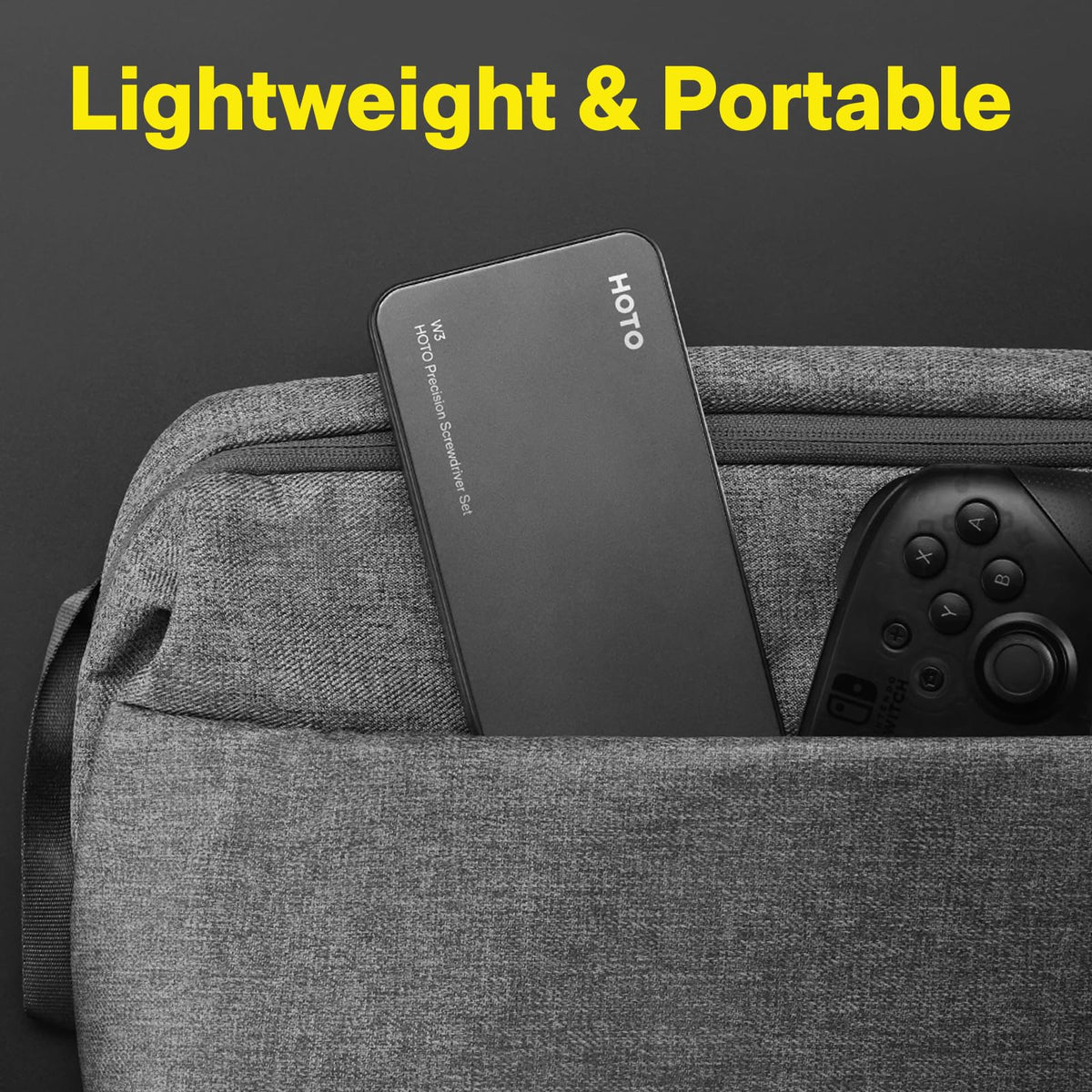 HOTO compact kit fits in a pocket for on the go repairs