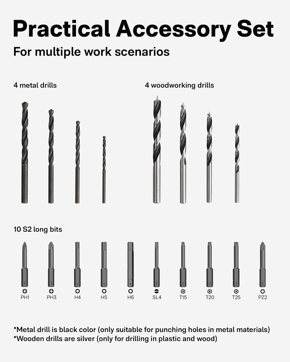 HOTO compact and lightweight drill ideal for tight spaces