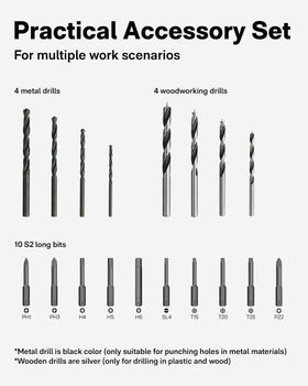 HOTO compact and lightweight drill ideal for tight spaces