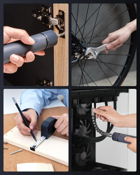 HOTO high-hardness S2 steel bits with magnetic quick-lock for rapid bit changes.