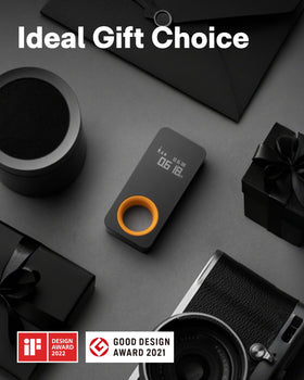 HOTO pocket-size laser measure ready for on-the-go planning.