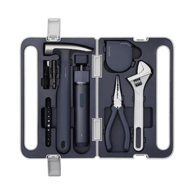 HOTO LED cordless screwdriver in compact case for easy DIY assembly