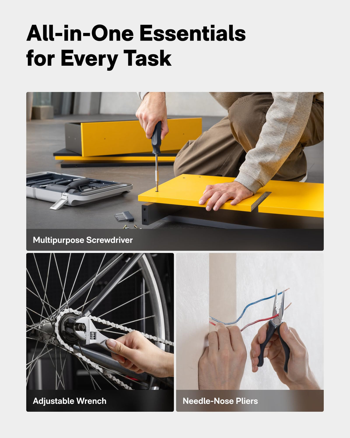 HOTO LED work light brightens dim spaces during projects.