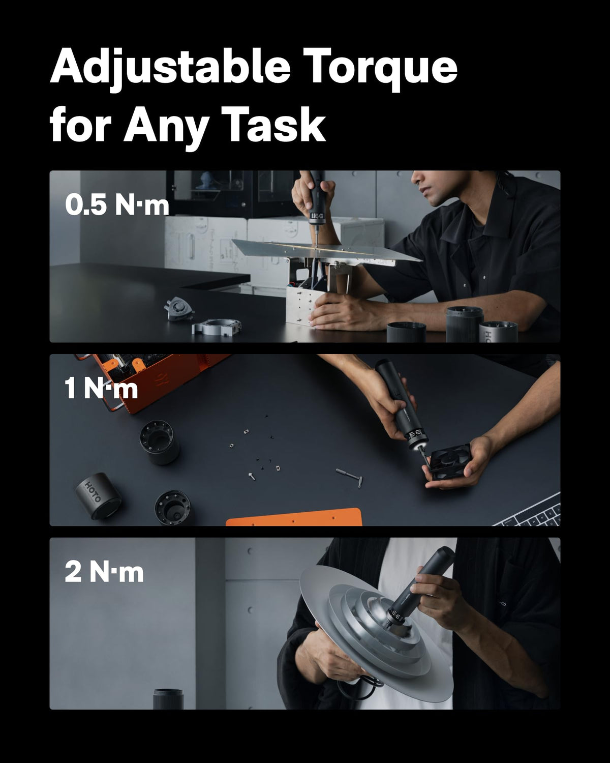 HOTO PixelDrive dual-speed trigger for precise or fast driving.