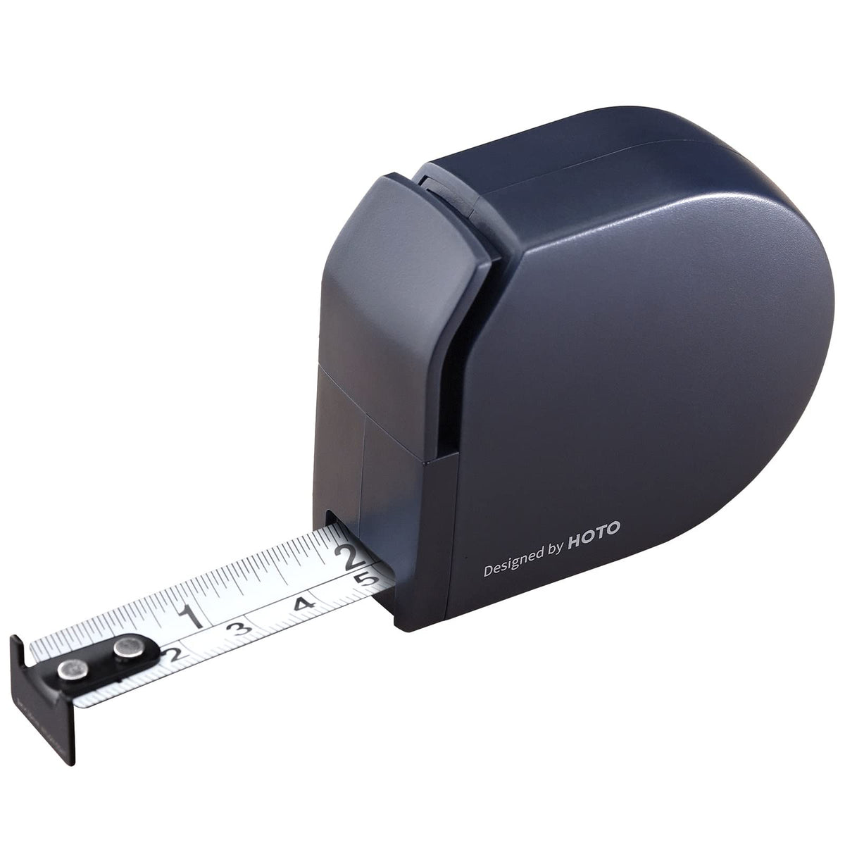 HOTO self-locking tape measure pocket-size retractable for quick one-handed measurements.