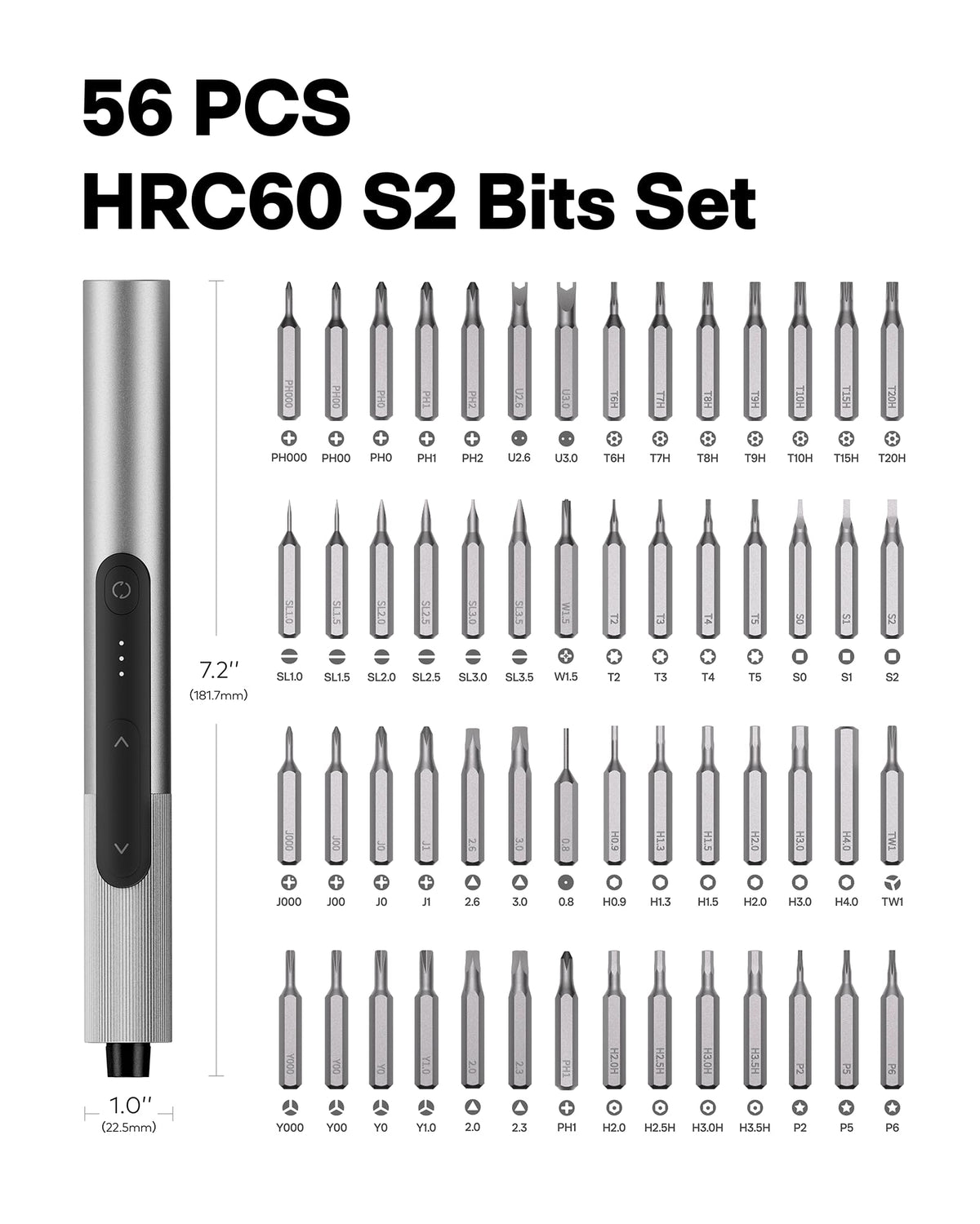 HOTO SNAPBLOQ S-A01 ergonomic non-slip grip reduces hand fatigue.