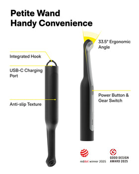 HOTO Wand Amazon Edition with 12 brush heads for broader coverage
