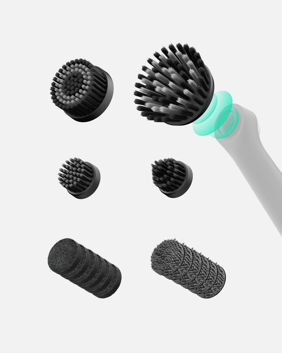HOTO Wand grout brush head large cleans wide tile grout lines efficiently.