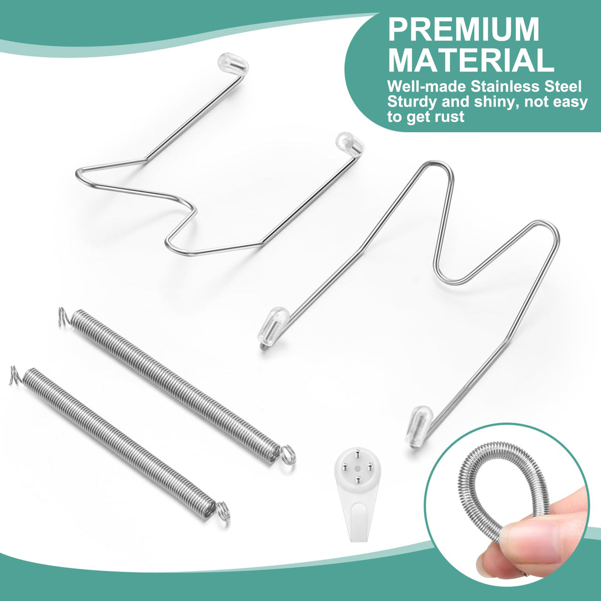 Hotop 10-inch plate hanger for oversized plate display in silver