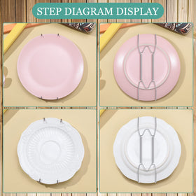 Hotop bumper guards protecting plates on wall display