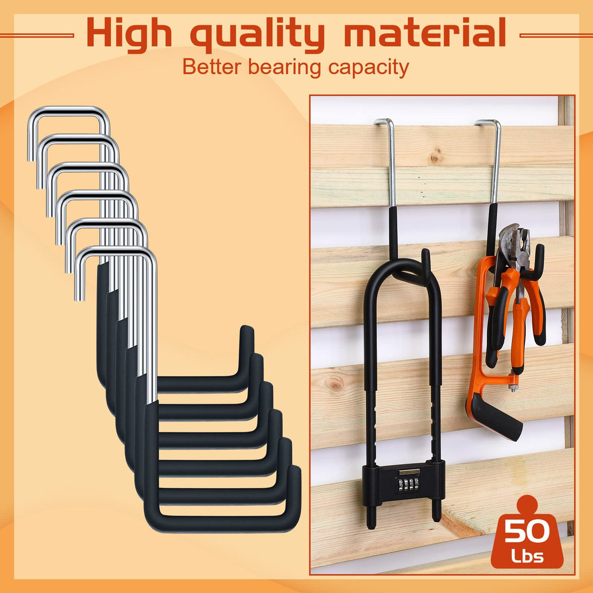 Hotop indoor outdoor rafter hangers for versatile mounting