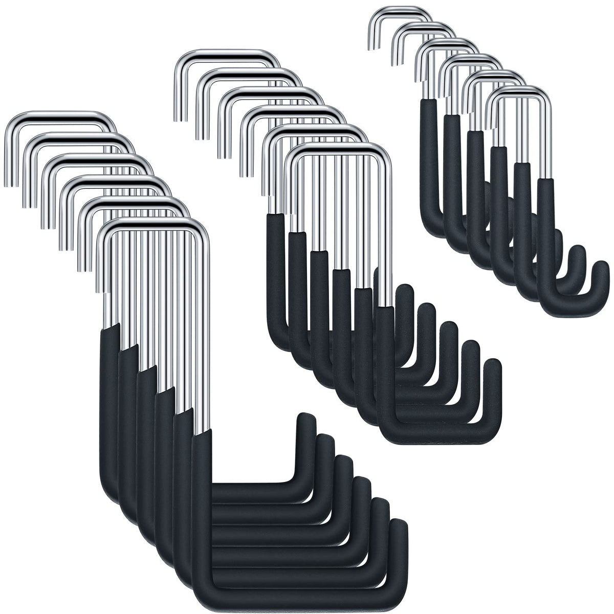 Hotop large hook rafter hanger in black for heavy items