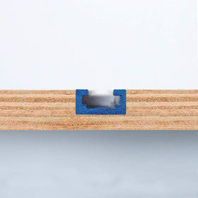 HOTTARGET track with screws enables fast, secure installation