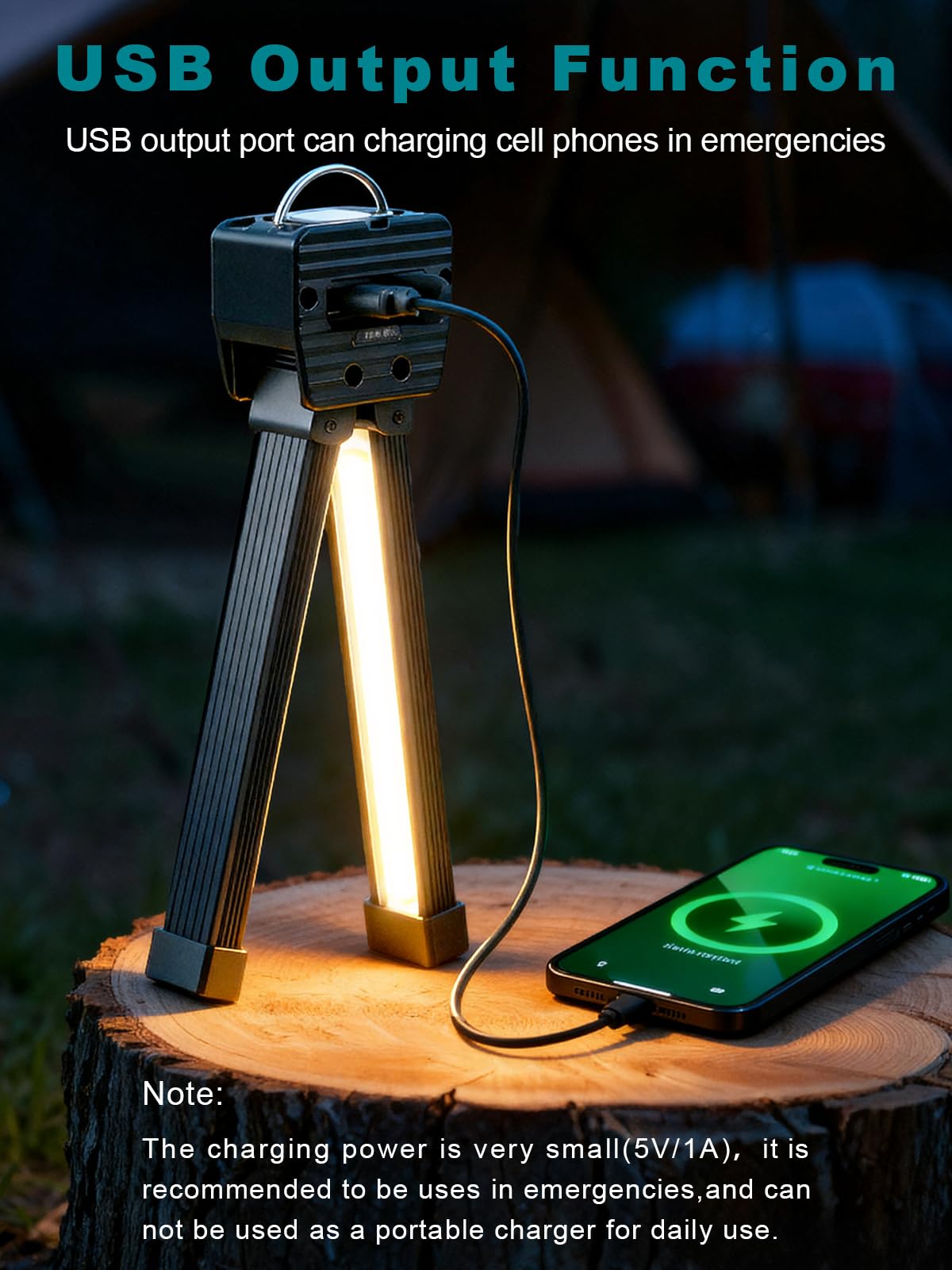 HOUBALND Four lighting modes for white, warm, red, and flash