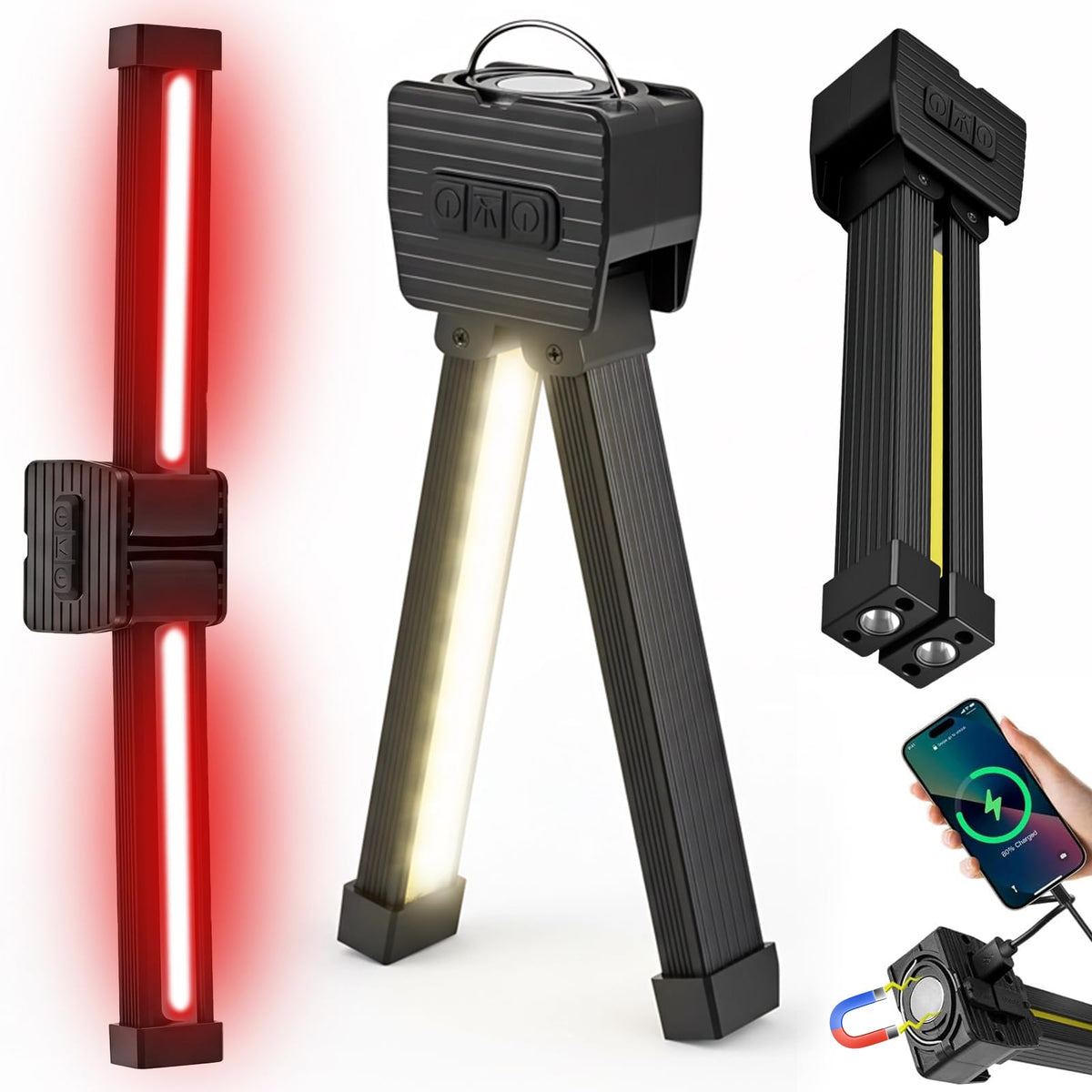 HOUBALND Gym Lamp with magnetic head for precise posing lighting in the gym