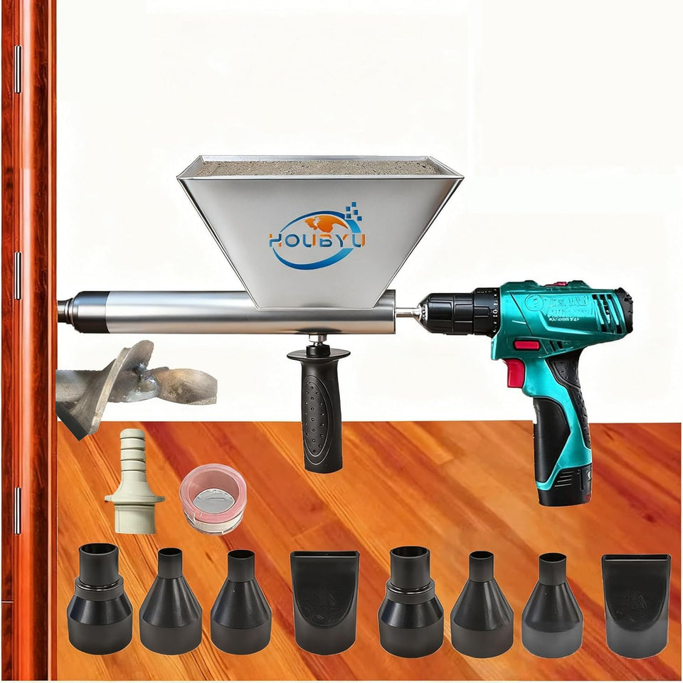 HOUBYU mortar grout gun with metal body for durable, smooth operation