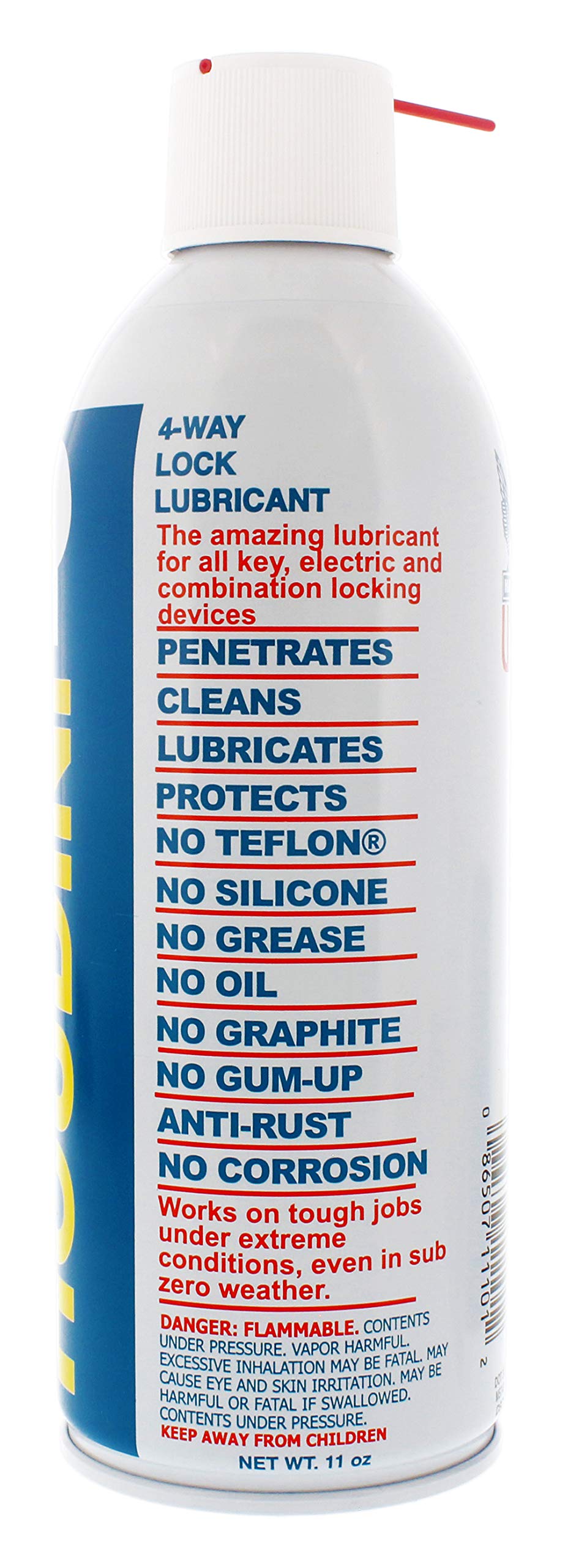 Houdini Lock Lube multi-purpose application on hinges and latches.