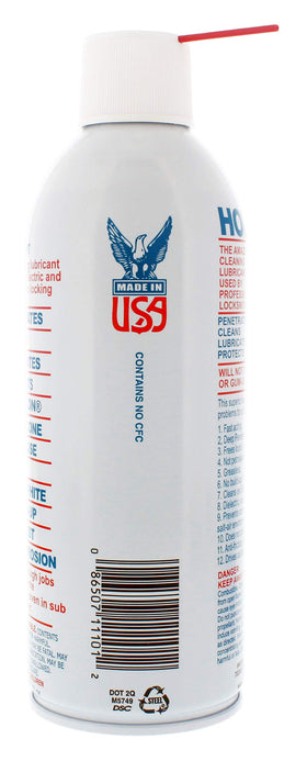 Houdini Lock Lube rust-protection action supports all-weather durability.