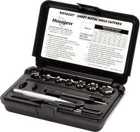 Hougen RotaCut Hole Cutter Kit Fractional front view shows compact, value-packed design for metal fabrication.