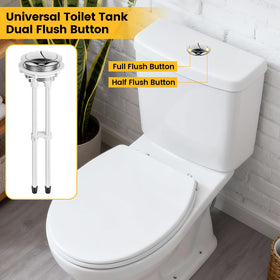 Houpeoro 48mm tank button provides a precise fit for common cisterns.