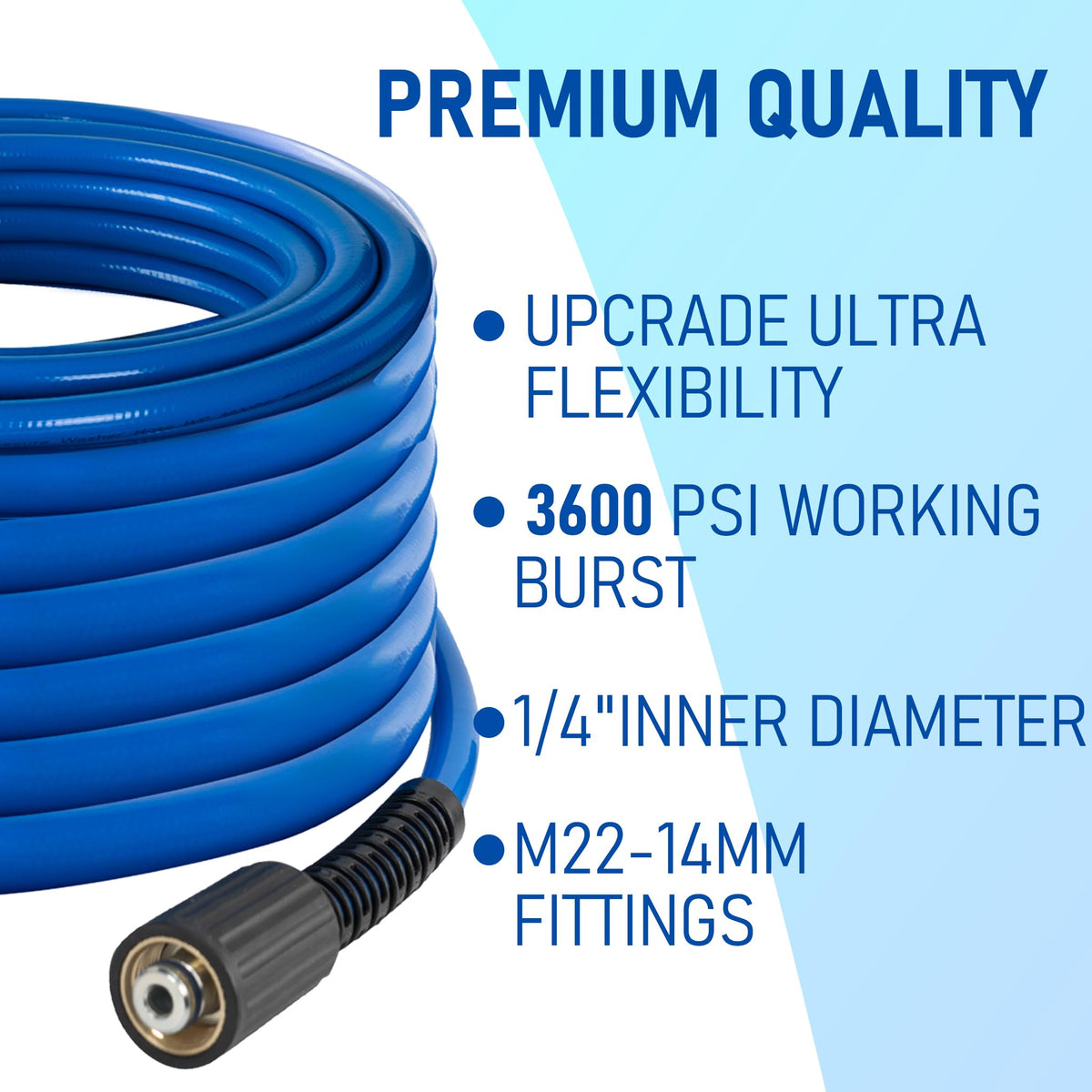 Hourleey abrasion-resistant cover resists wear during tough cleanups.