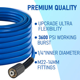 Hourleey abrasion-resistant cover resists wear during tough cleanups.