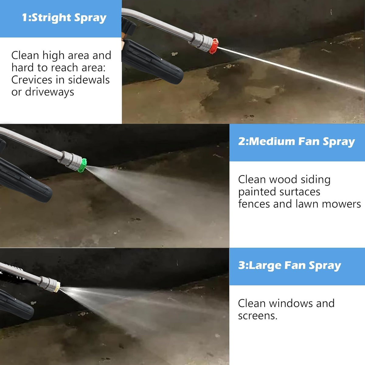 Hourleey multi-surface cleaning accessory suits roofs, driveways, and more.