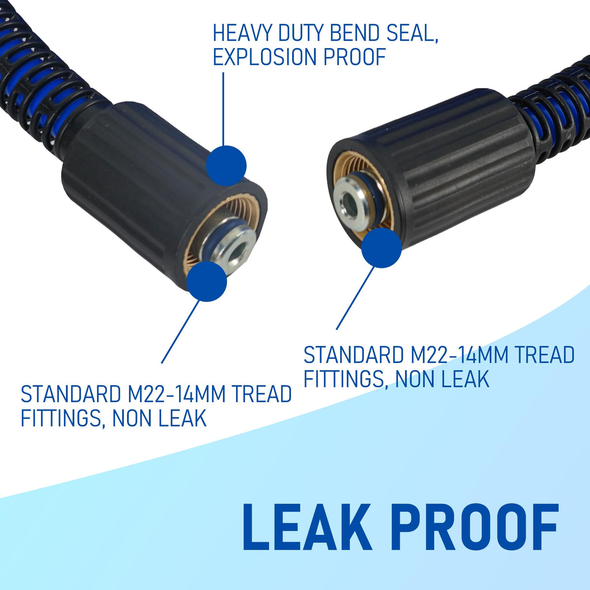 Hourleey quick-connect 1/4 inch tip enables fast tool changes.