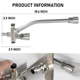 Hourleey stainless steel construction resists corrosion for durability.