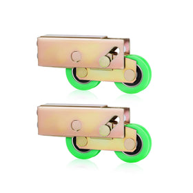 House Guard end-adjust tandem patio door roller, front view, adjustable for smoother operation.