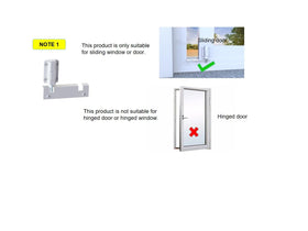 House Guard black finish adds sleek, unobtrusive security for doors.