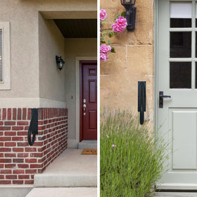 HouseAid vintage U-shape rail showcases rustic design and sturdy grip.
