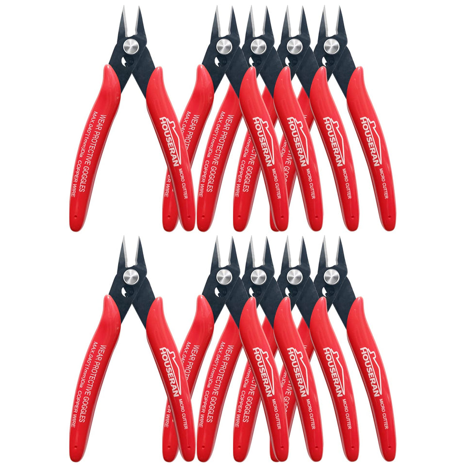 Houseran 170 wire cutters close-up jaw for precise flush cuts