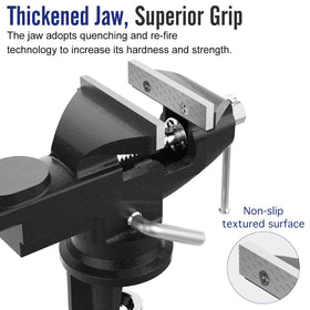 Housolution chrome-plated spindle and nuts ensure durable, long-lasting performance.