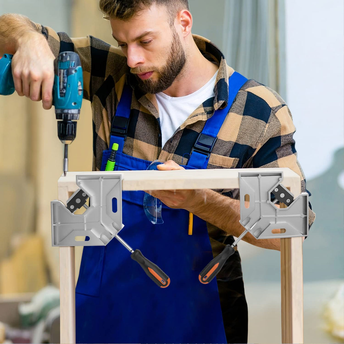 Housolution clamps ideal for cabinet making and furniture projects
