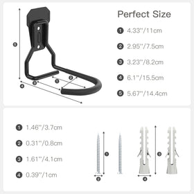 Housolution heavy-duty iron frame supports up to 77-99 lbs per unit.