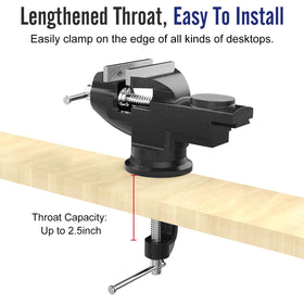 Housolution versatile for woodworking and metalworking, including conduit cutting and drilling.