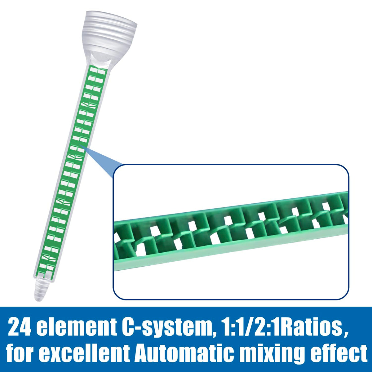Houya 16 cm long nozzle provides controlled dispensing.
