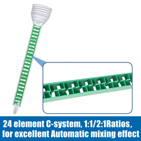 Houya 16 cm long nozzle provides controlled dispensing.