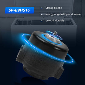 SP-B9HS16 115V label on motor for correct electrical wiring identification
